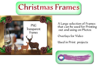 Christmas Celebration Frames Illustrations
