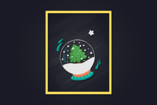 Christmas Decoration Snowball Hand Drawn Illustrations