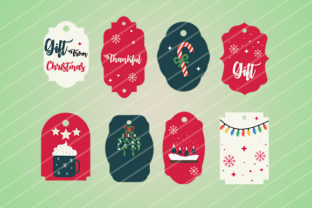 Christmas Gift Tag Illustrations