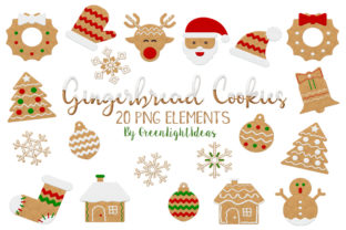 Christmas Gingerbread Cookies Clipart