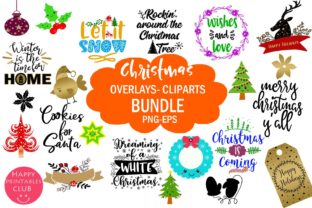 Christmas Overlays-Clipart Bundle