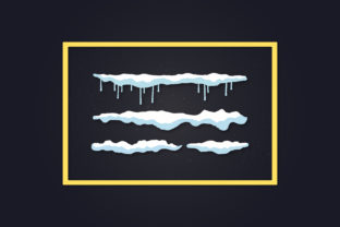 Christmas Snow Ice Hand Drawn Doodle Illustrations
