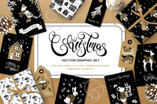 Christmas Vector Graphic Set for Crafting