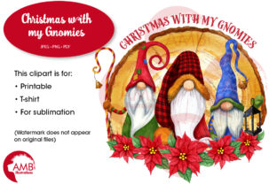 Christmas with My Gnomies Illustrations
