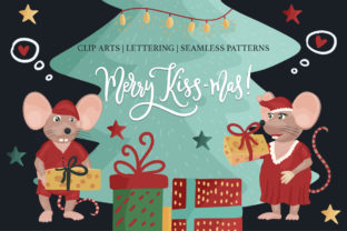 Merry Kiss-Mas Christmas Illustrations