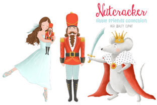 Nutcracker Christmas Ballet Clip Art