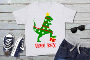 Tree Rex Christmas Dinosaur Illustrations