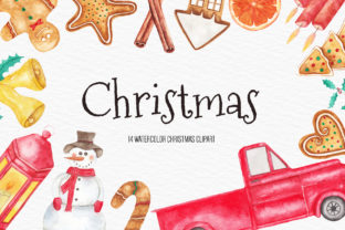 Watercolor Christmas Illustration